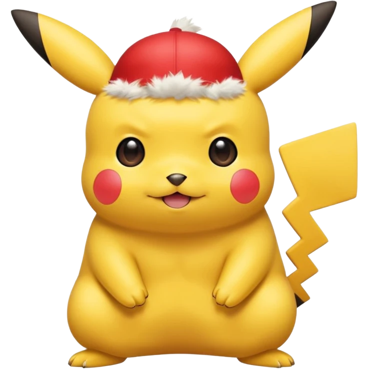 Ash’s Pikachu (no hair!)  emoji