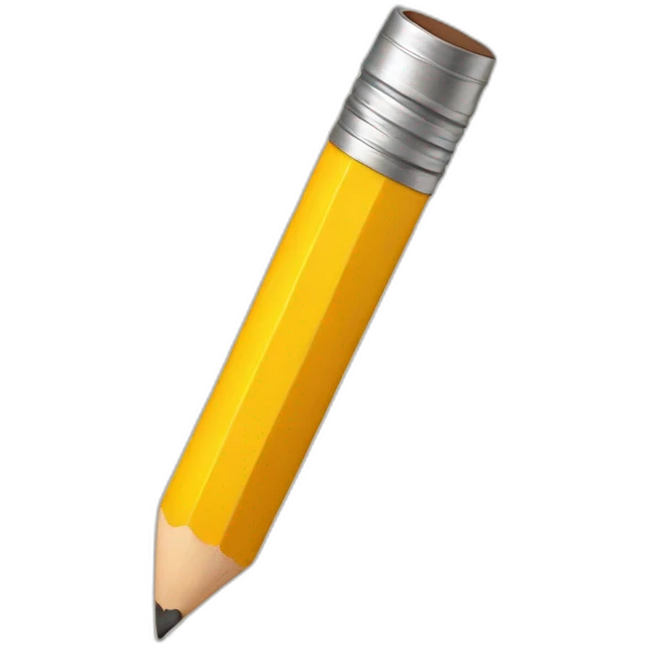 happy pencil emoji
