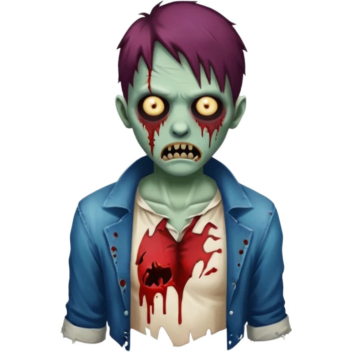 zombie with tattoo emoji