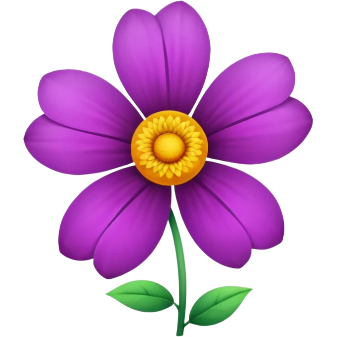 Solid colour flower png  emoji