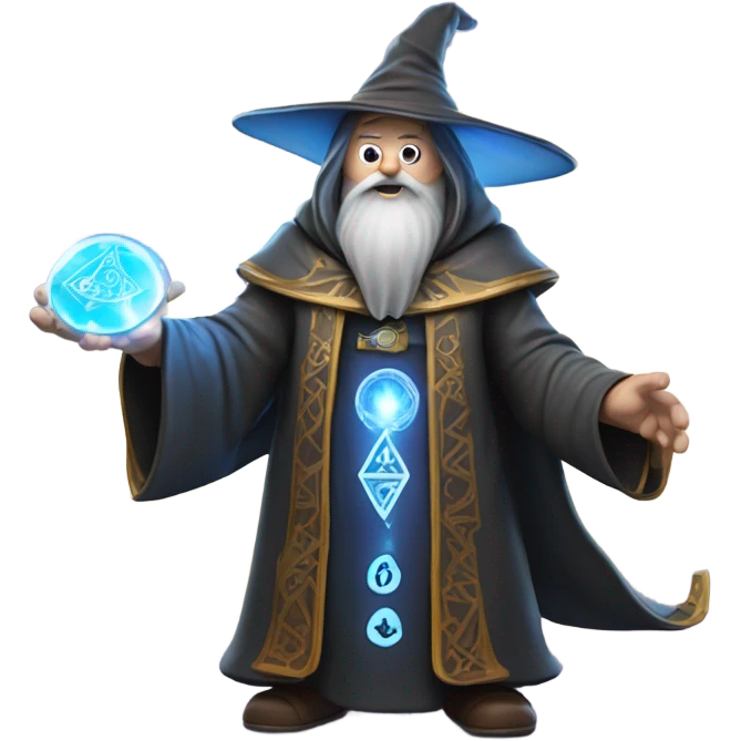 wizard  hard disk emoji