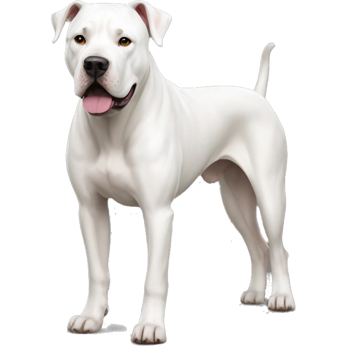 Dogo Argentino Dog Breed Full Body emoji