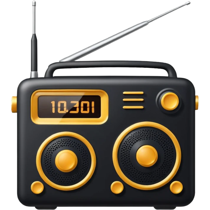 modern new radio emoji