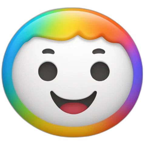 chat avec les couleurs d'un calao emoji