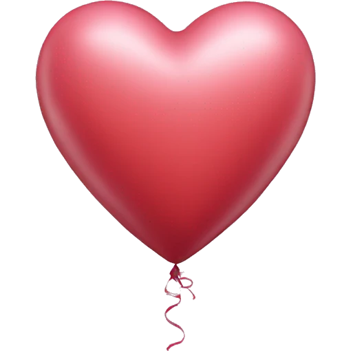 Heart balloon  emoji
