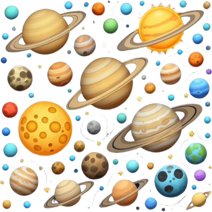Solar system  emoji