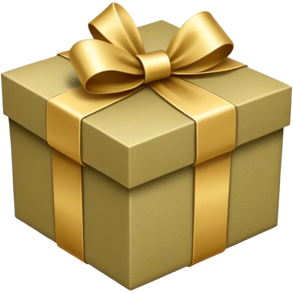 khaki gift box emoji
