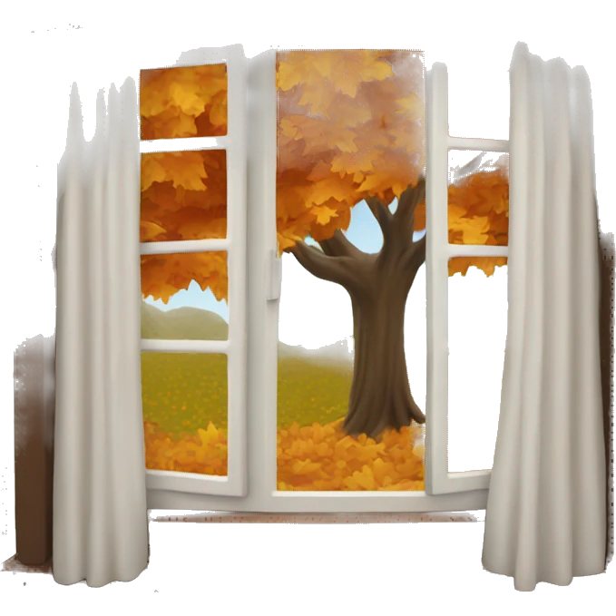 Autumn window  emoji