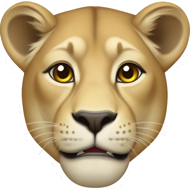 Lioness emoji like apple software emoji
