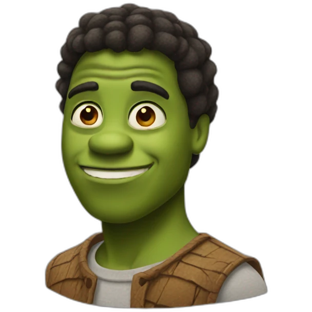 Black Shrek emoji