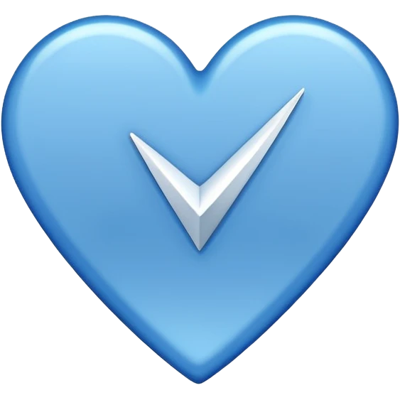 A blue tick that is white but has many sharp corners around it, but it is blue. emoji