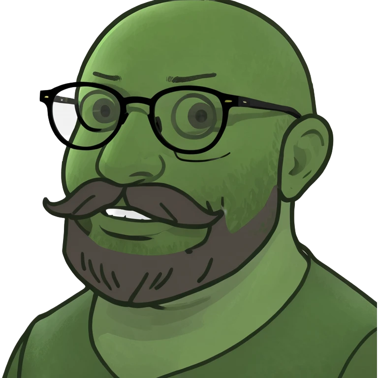 guy with glasses and beard emoji