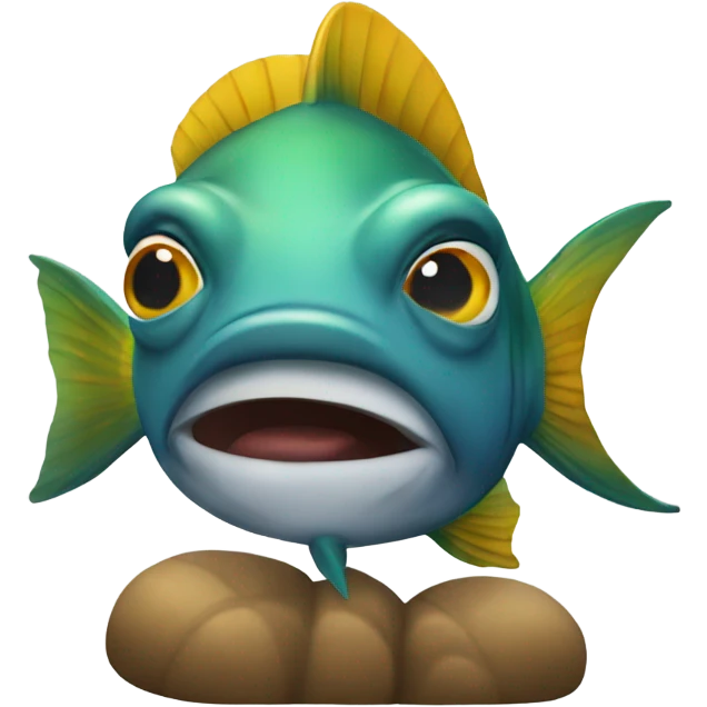 PEIXE COM RAIVA emoji