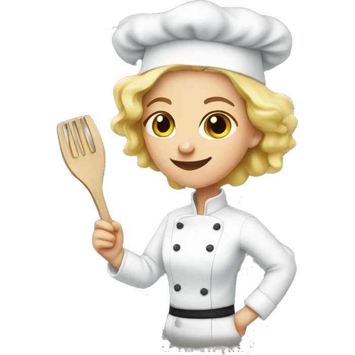 women chef white girl emoji