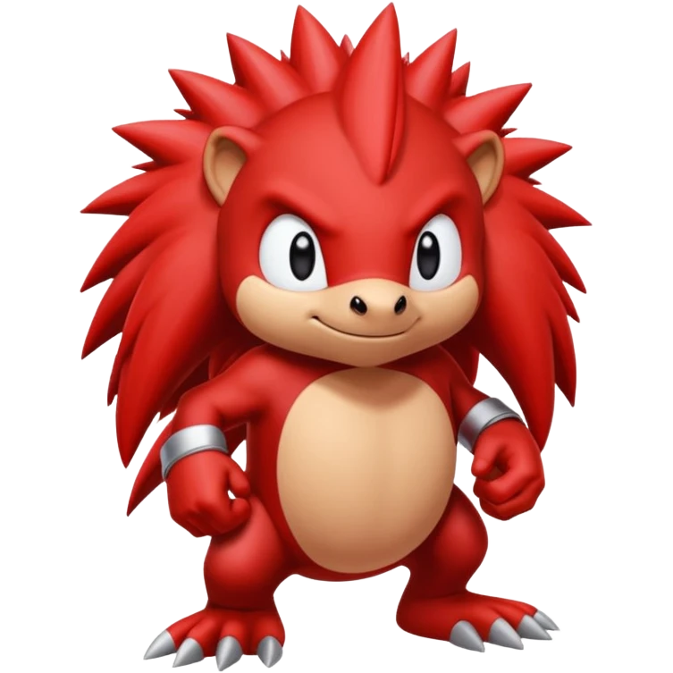 Sonic the hedgehogs friend knuckles emoji