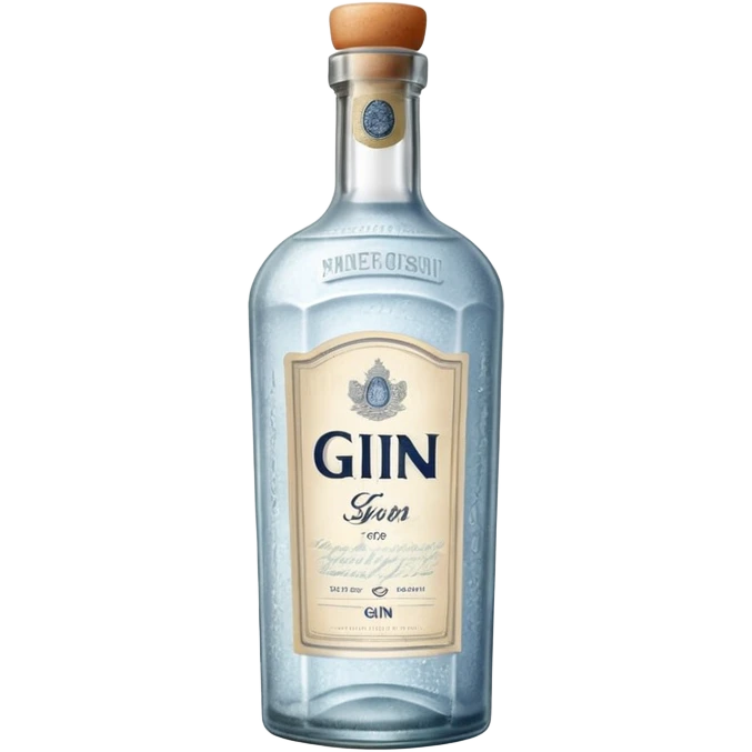 Bottle of Gin emoji