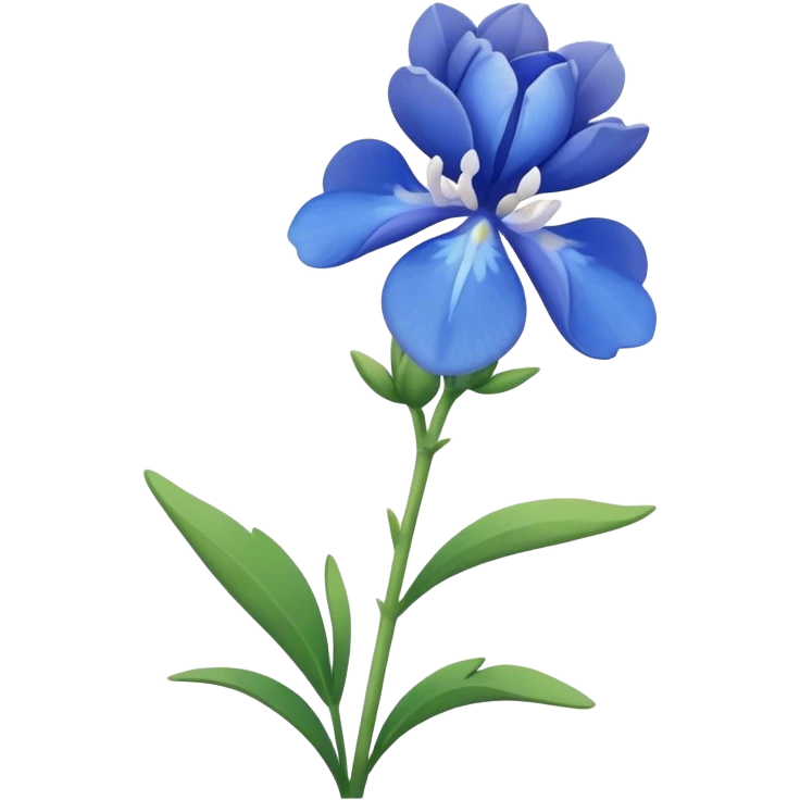 Texas bluebonnet emoji