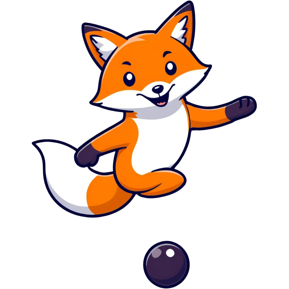 Fox bowling  emoji