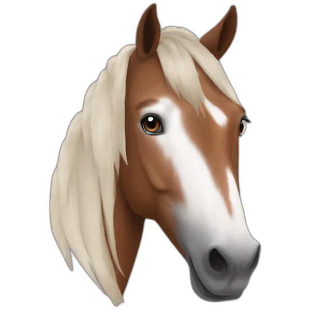 tom hanks as a horse emoji