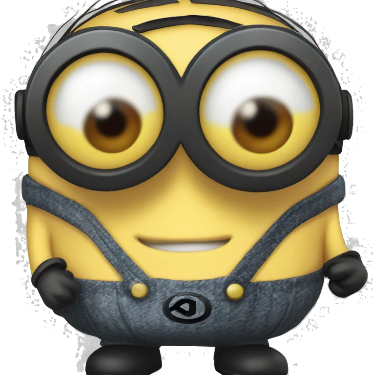 Kevin minion, carbon fibre skin emoji