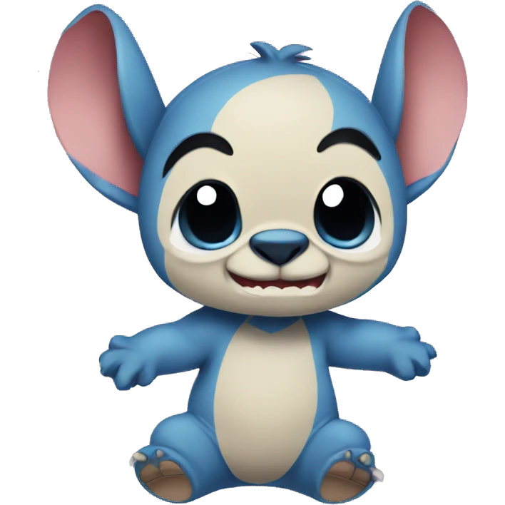 Stitch, chibi, cute emoji