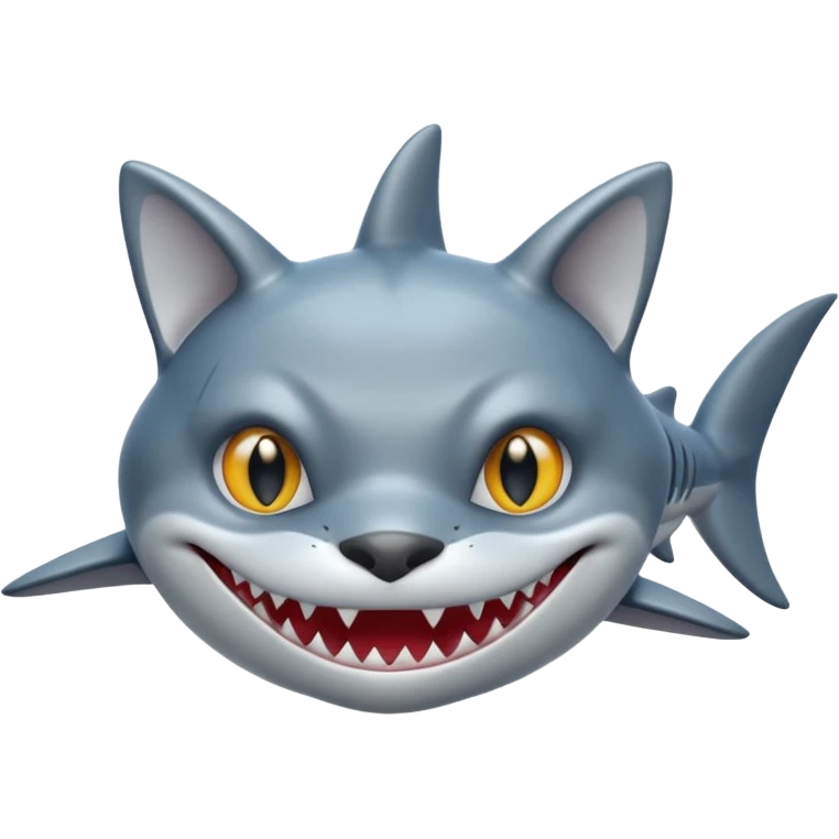 shark x cat emoji