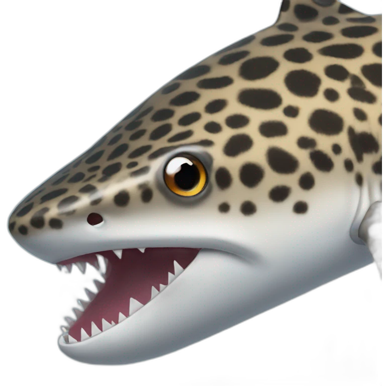 Leopard shark emoji