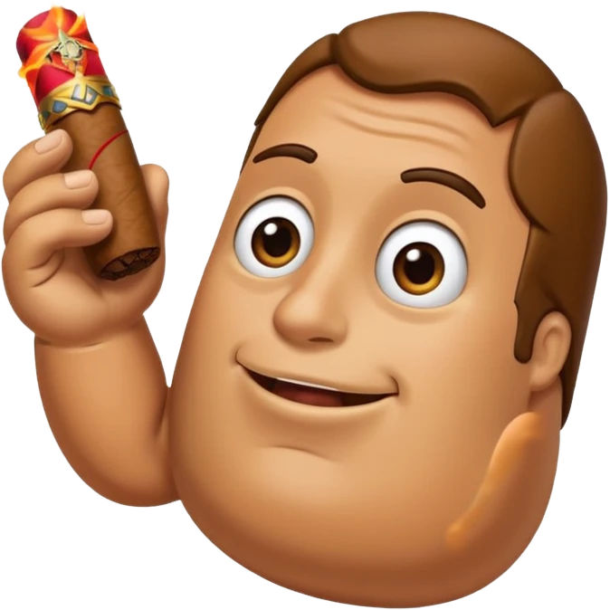 Sigarro en la mano emoji