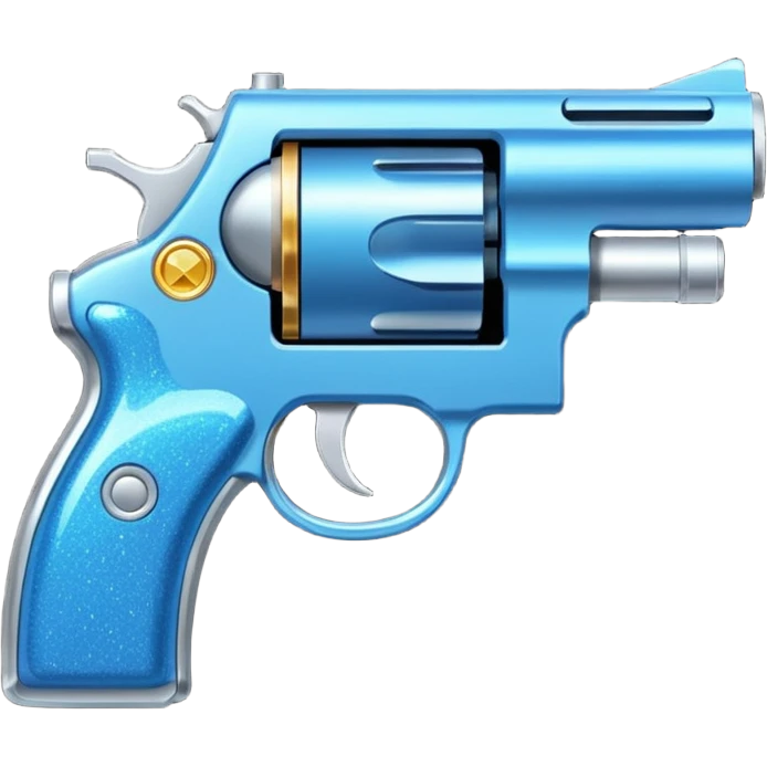 glitter blue cian gun emoji