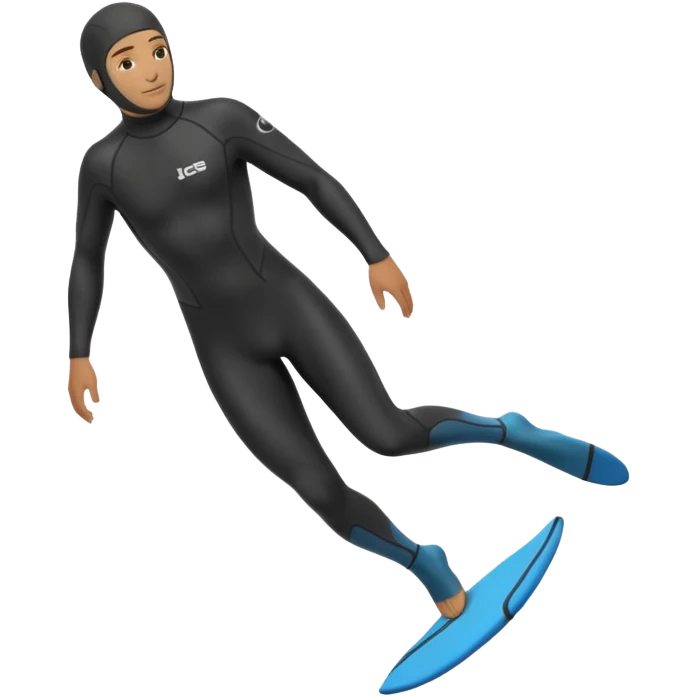 Freediver going down emoji