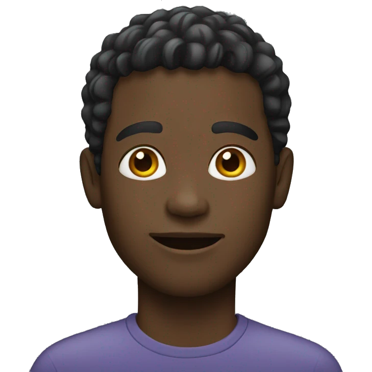black man emoji