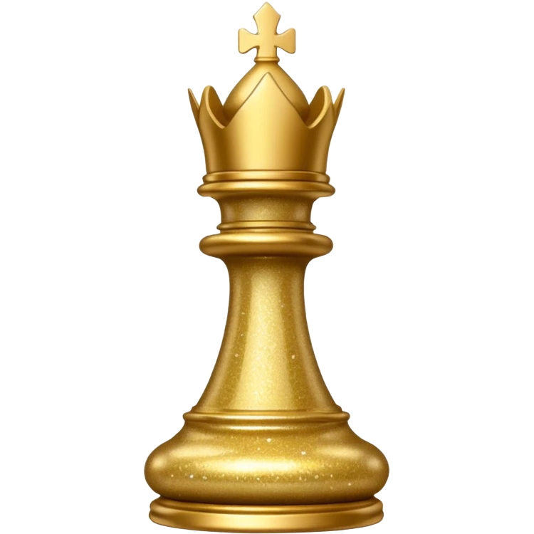 glitter chess piece bishop emoji