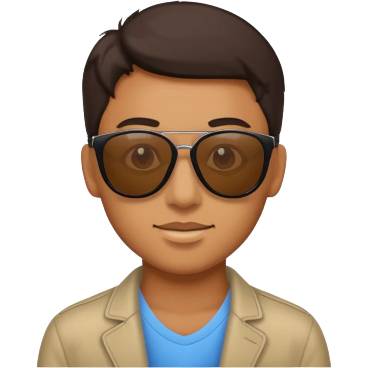 Me with sunglasses emoji