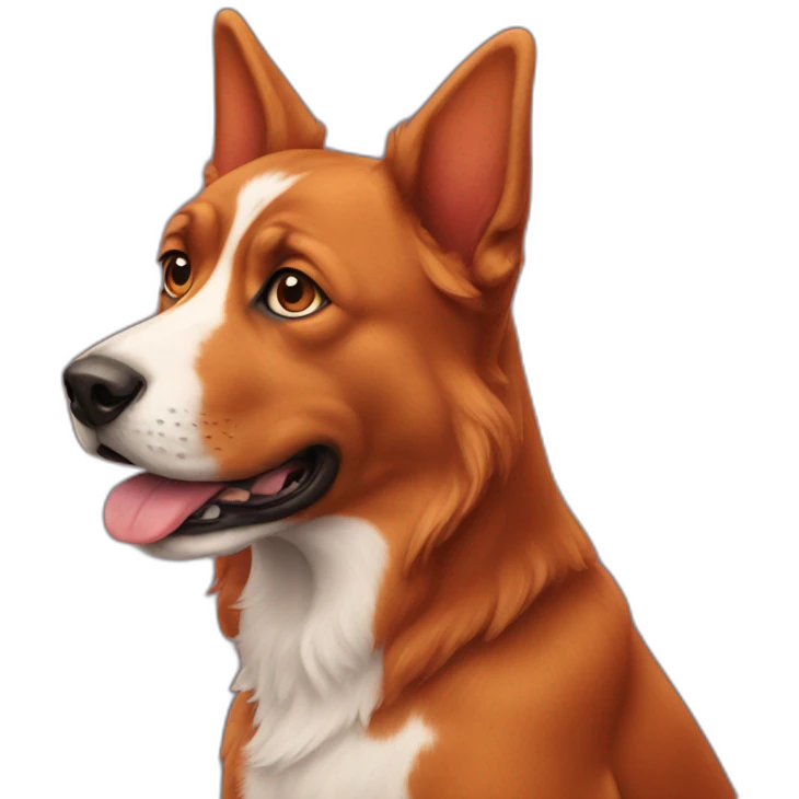 red dog emoji