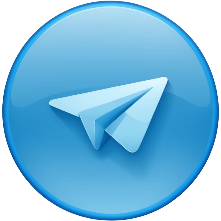 Create telegram blue check mark emoji