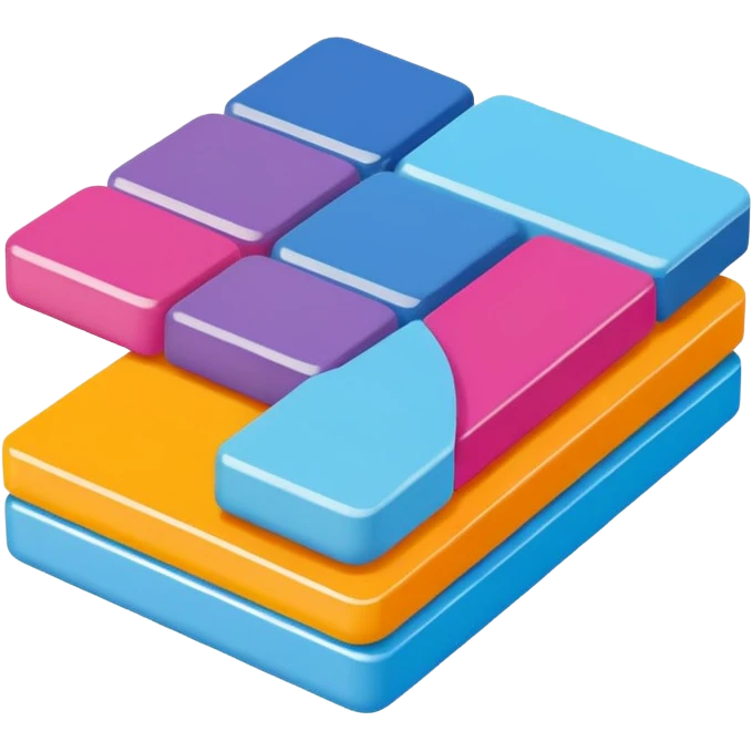 3D pantone colour spread emoji