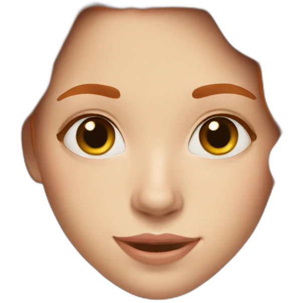 fair-skinned-pretty-woman-with-long strait ginger hair emoji
