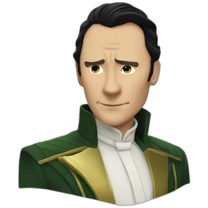 Loki as James Bond emoji