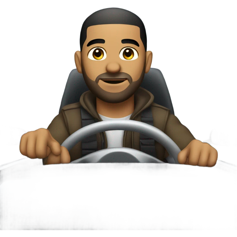 Drake driving  emoji