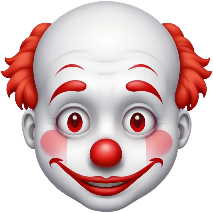 Sad clown emoji