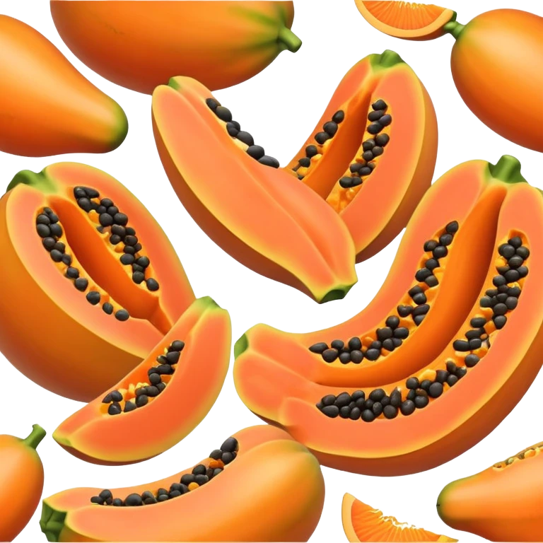 Papaya emoji