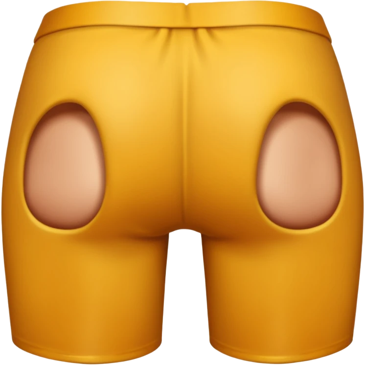Man's butt open emoji