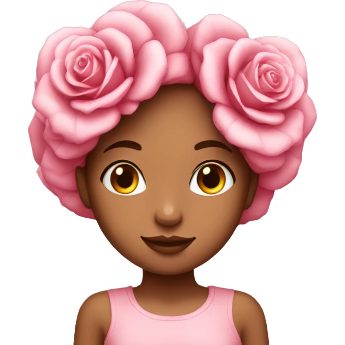 Rose girl emoji