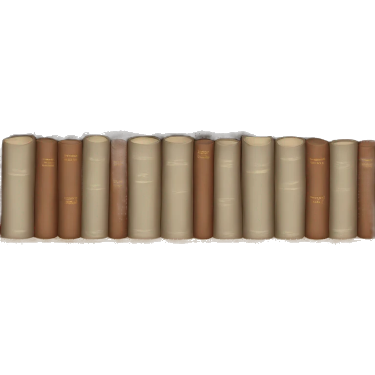 neutral stack of books emoji