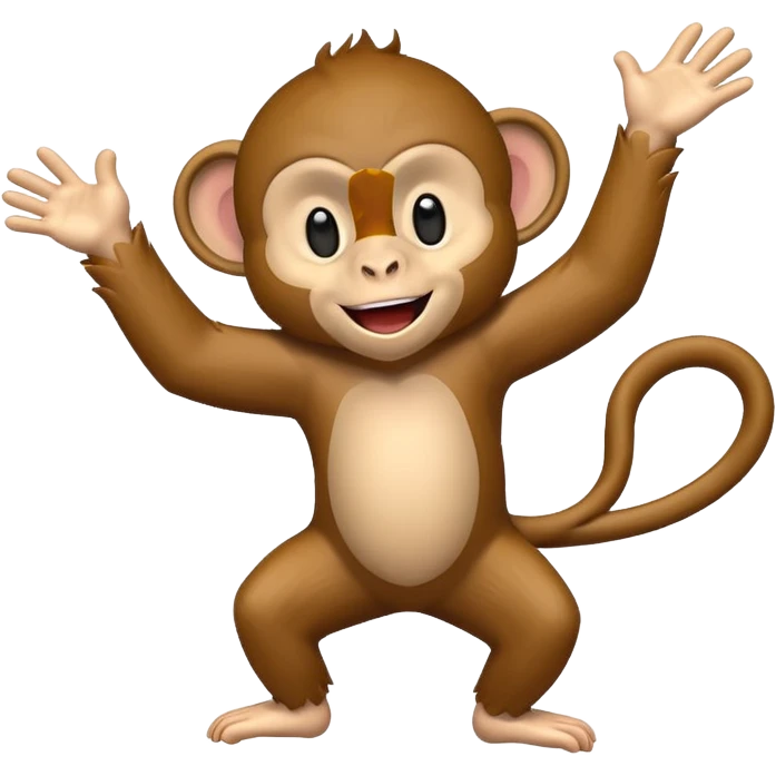 Monkey dancing emoji