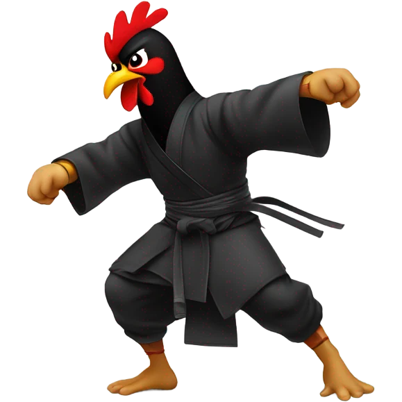 Chicken ninja emoji
