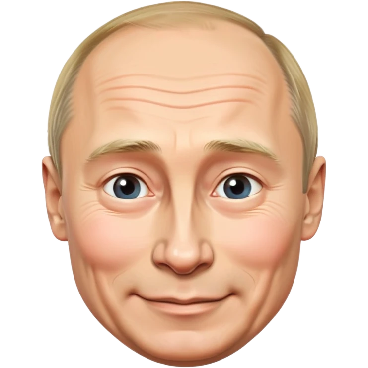 russian president Putin smiles slyly emoji