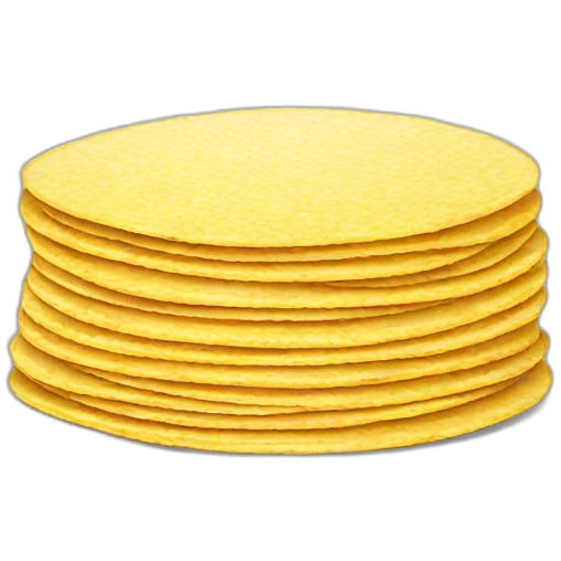 Stack of corn tortillas emoji