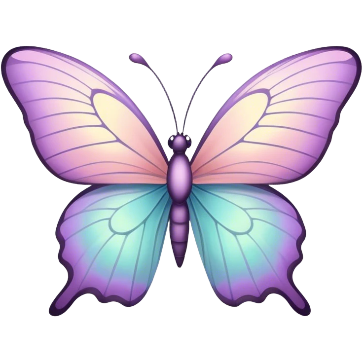 pastel butterfly  emoji