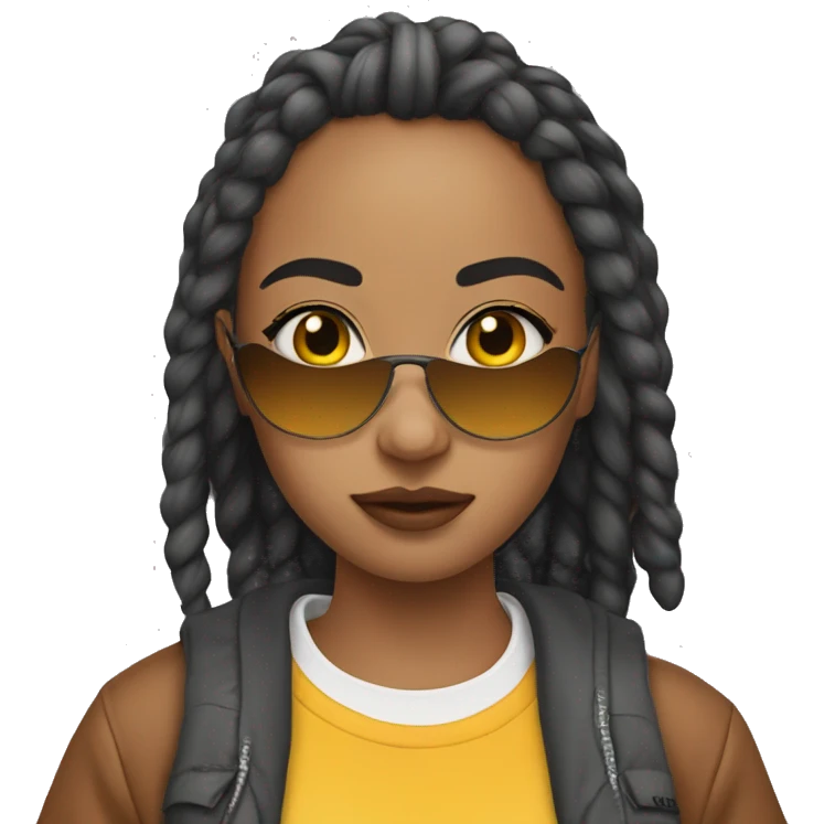 girl in streetwear emoji